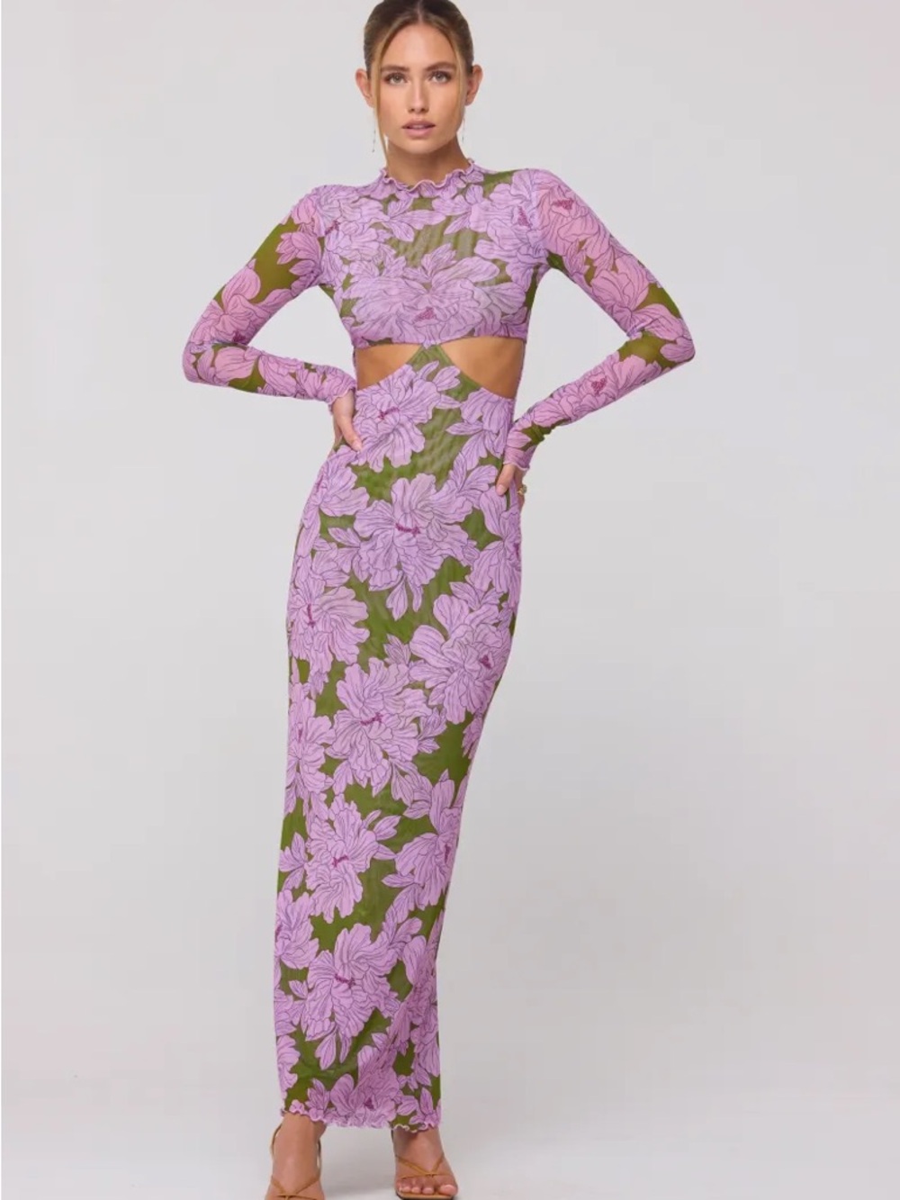RESA Audrey Dress in Aster - Picture 3 of 4